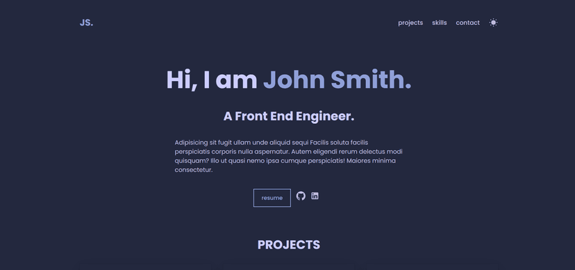Developer Portfolio